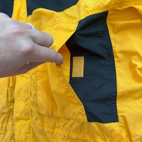 COLUMBIA Vintage Sportswear Yellow & Black Zip Up Jacket XL west ridge - Picture 10 of 12